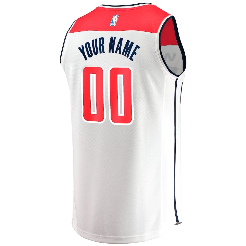 Washington Wizards Fashion7 Youth Fast Break Replica Custom Jersey - Association Edition