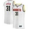 Vlatko Cancar Denver Nuggets Fashion7 Fast Break Player Jersey - White - Front View