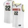 Zeke Nnaji Denver Nuggets Fashion7 Fast Break Player Jersey - White - Front View