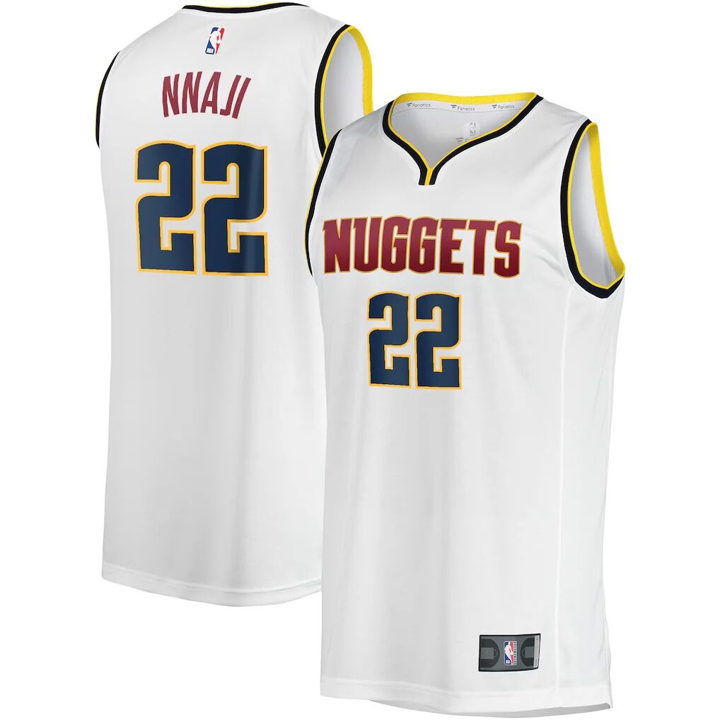 Zeke Nnaji Denver Nuggets Fashion7 Fast Break Player Jersey - Association Edition