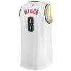 Peyton Watson Denver Nuggets Fashion7 Fast Break Player Jersey - White - Detail View