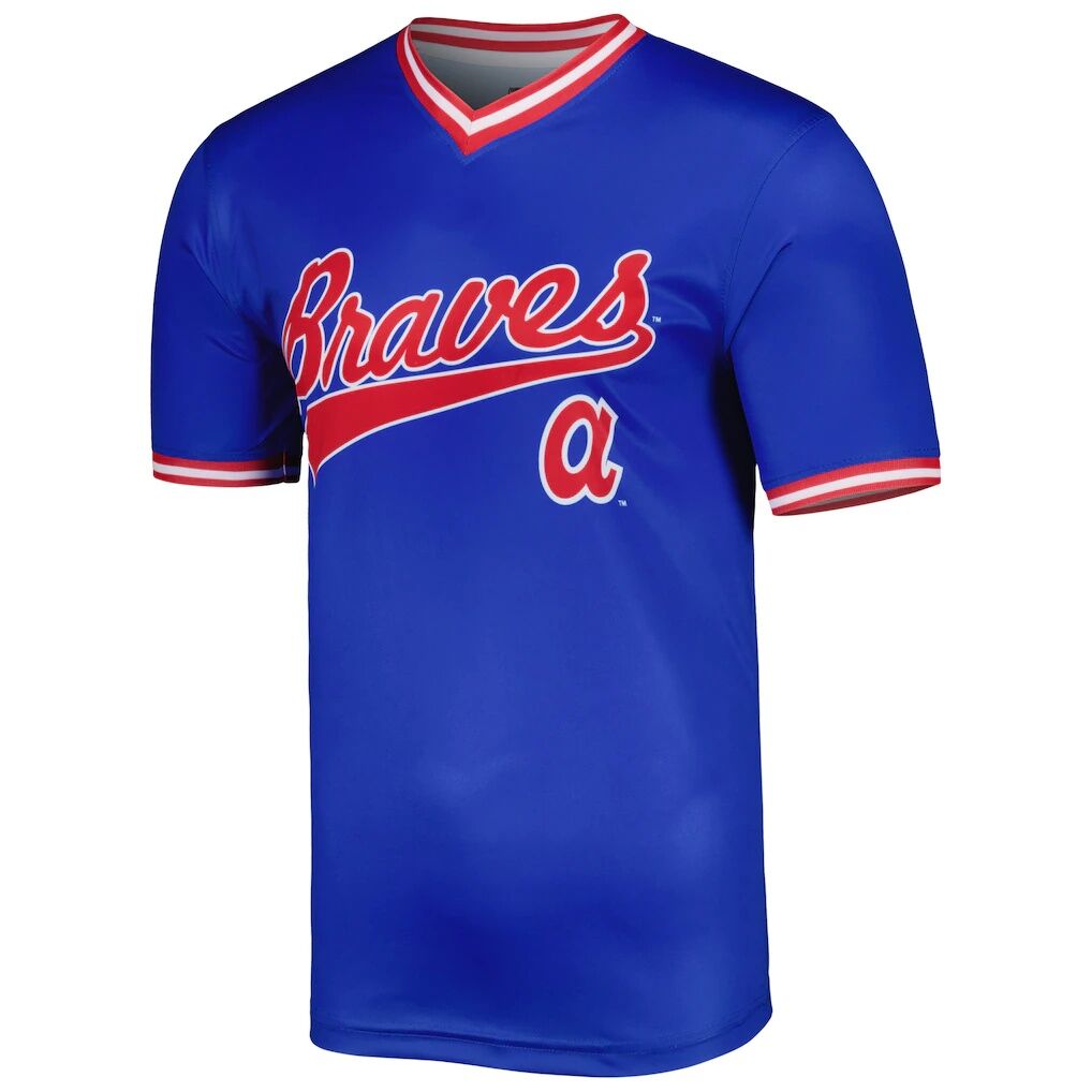 Atlanta Braves Stitches Cooperstown Collection Team Jersey – Royal
