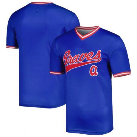 Atlanta Braves Stitches Cooperstown Collection Team Jersey - - Front View