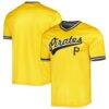 Pittsburgh Pirates Stitches Cooperstown Collection Team Jersey - Gold - Front View