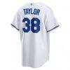 Josh Taylor Kansas City Royals Nike Home Replica Player Jersey - White - Detail View