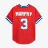 Dale Murphy Atlanta Braves Mitchell & Ness Authentic Batting Practice Jersey - Scarlet - Detail View