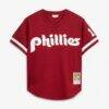 Darren Daulton Philadelphia Phillies Mitchell & Ness Authentic Batting Practice Jersey - - Side View