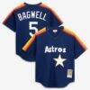 Jeff Bagwell Houston Astros Mitchell & Ness Authentic Batting Practice Jersey - Navy - Front View