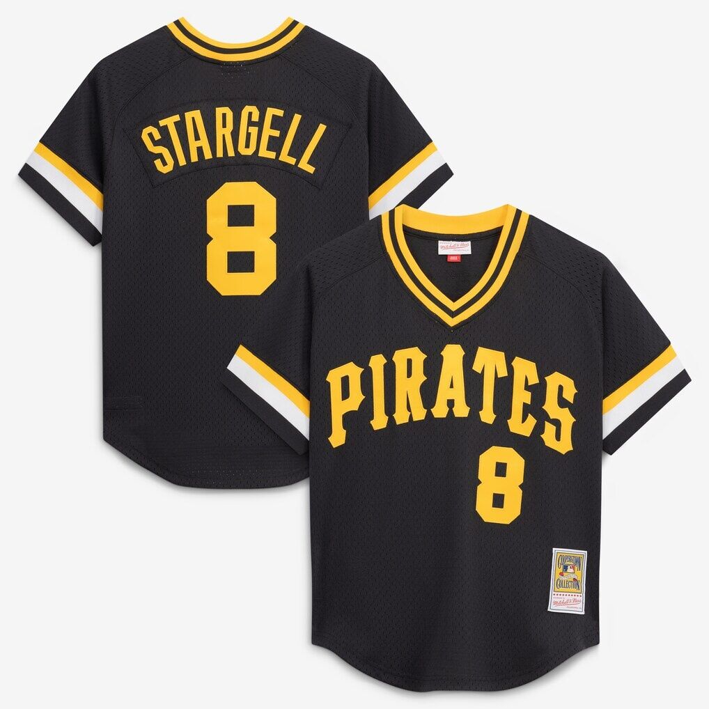 Willie Stargell Pittsburgh Pirates Mitchell & Ness Authentic Batting Practice Jersey