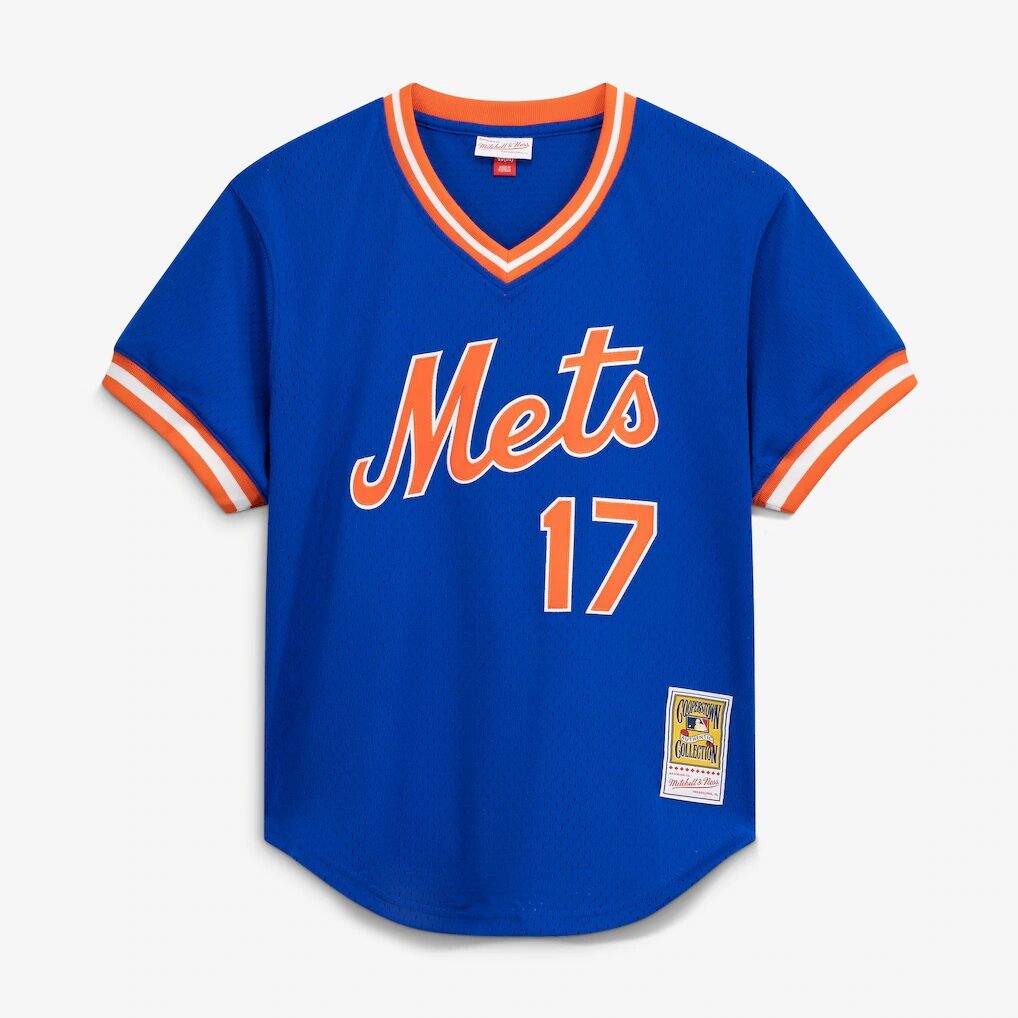 Keith Hernandez New York Mets Mitchell & Ness Authentic Batting Practice Jersey - Royal