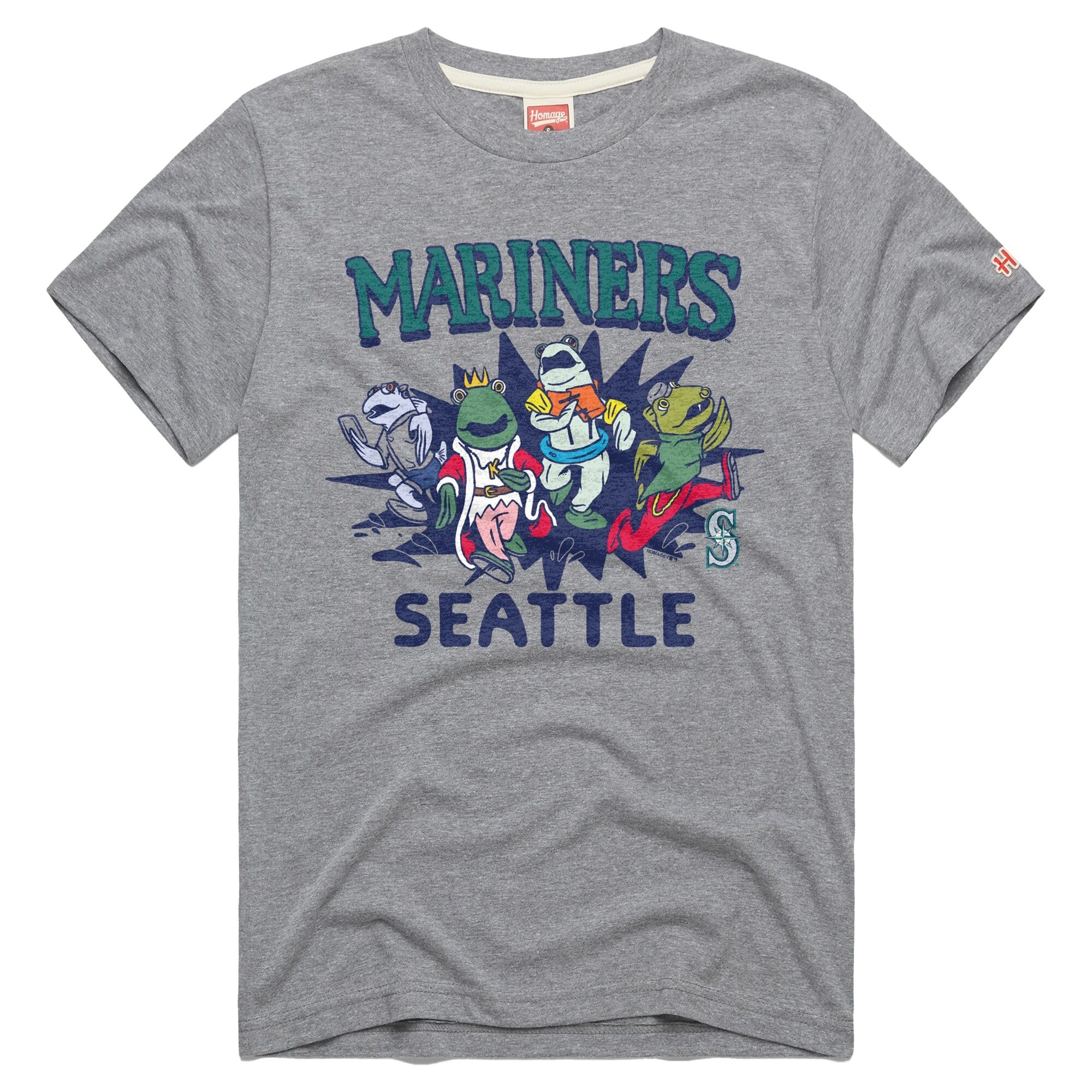Seattle Seahawks Homage Youth Arch Tri-Blend T-Shirt
