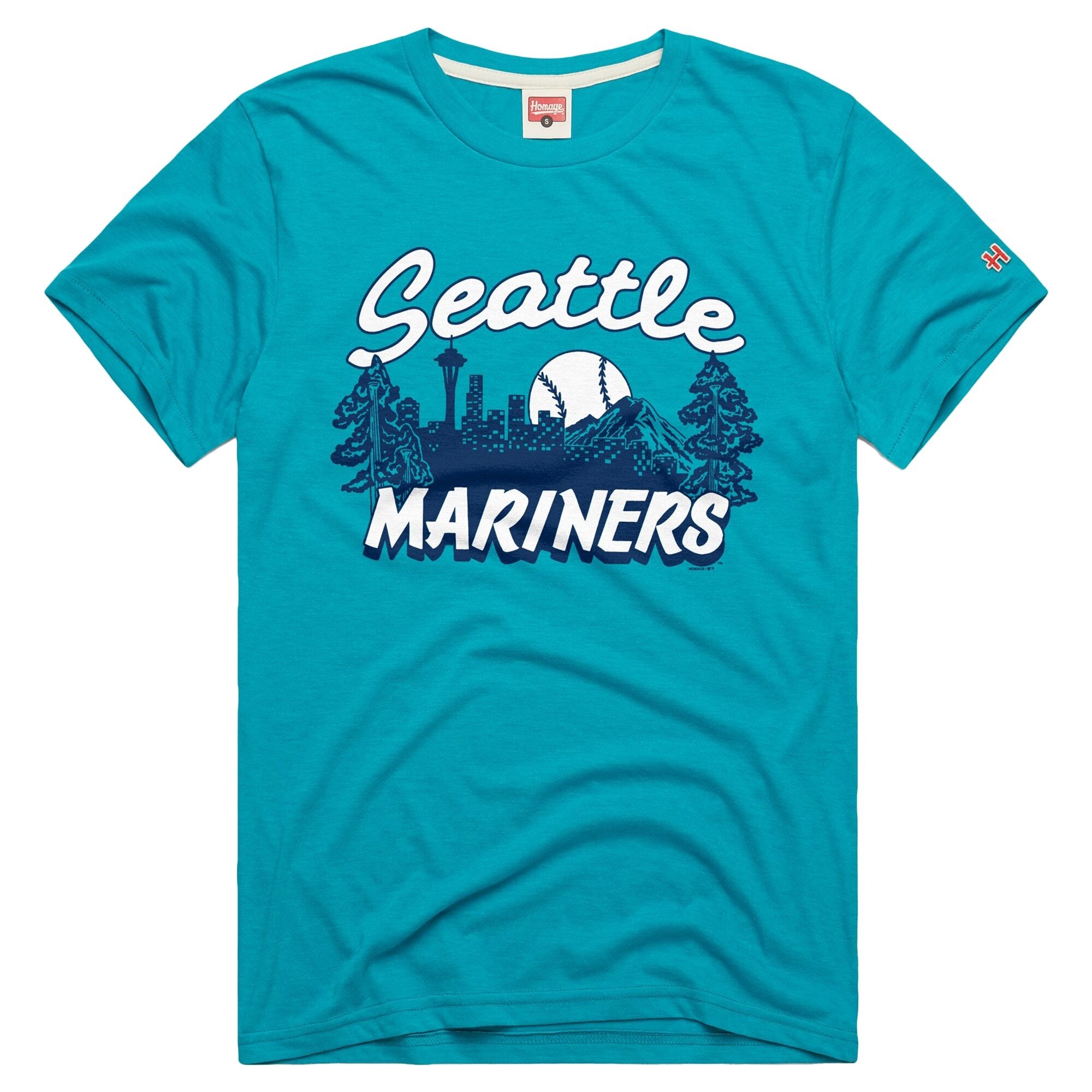 Seattle Seahawks Homage Youth Arch Tri-Blend T-Shirt