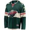 Brock Faber Minnesota Wild Fashion7 Home Breakaway Player Jersey - Green - Back View