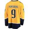 Filip Forsberg Nashville Predators Fashion7 Home Breakaway Jersey - Gold - Front View