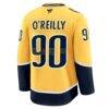 Ryan O'Reilly Nashville Predators Fashion7 Home Premium Jersey - Yellow - Back View