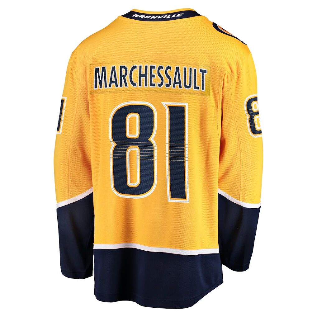 Jonathan Marchessault Nashville Predators Fashion7 Home Premier Breakaway Player Jersey