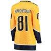 Jonathan Marchessault Nashville Predators Fashion7 Women's Breakaway Jersey - Gold - Back View