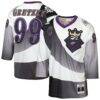 Wayne Gretzky Los Angeles Kings Mitchell & Ness Youth 1995/96 Power Play Throwback Alternate Player Jersey with Captain Patch - White - Front View