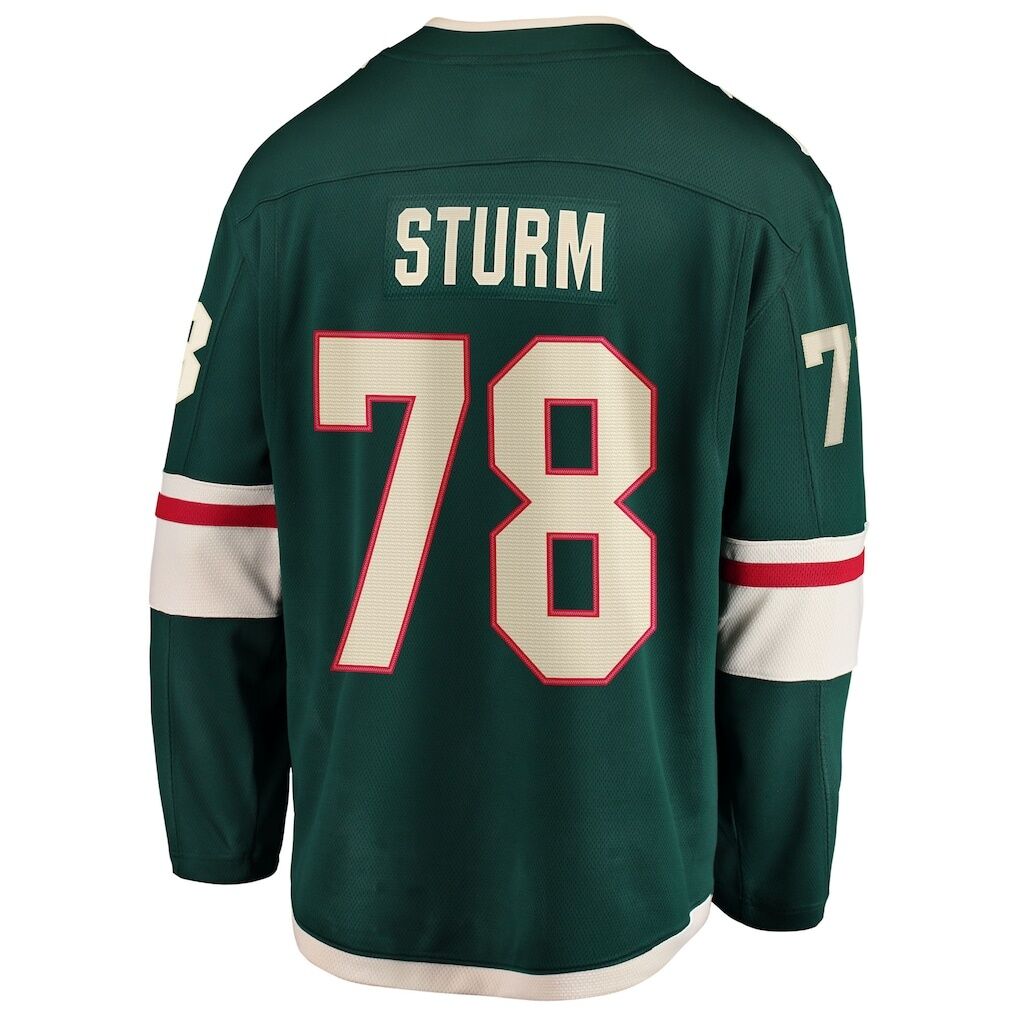 Nico Sturm Minnesota Wild Fashion7 Home Breakaway Jersey