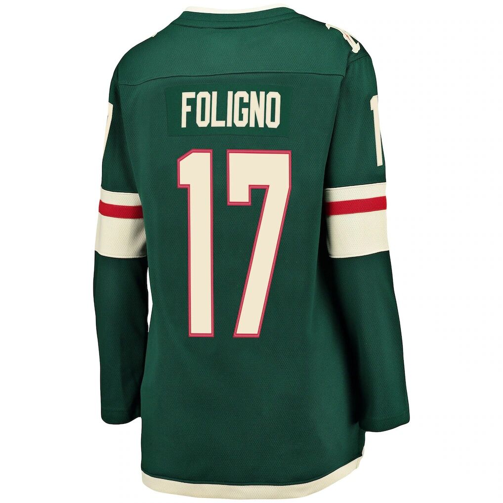 Marcus Foligno Minnesota Wild Fashion7 Women's Breakaway Player Jersey