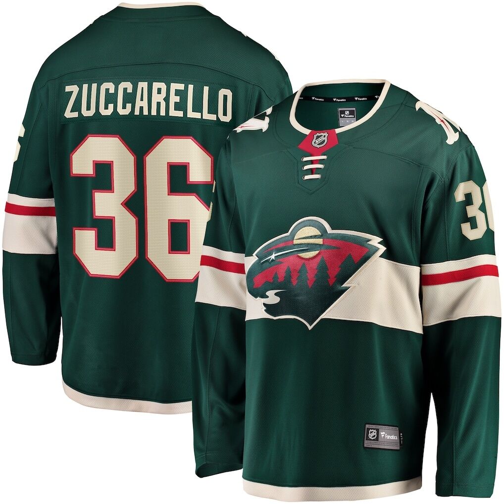 Mats Zuccarello Minnesota Wild Fashion7 Team Color Breakaway Player Jersey