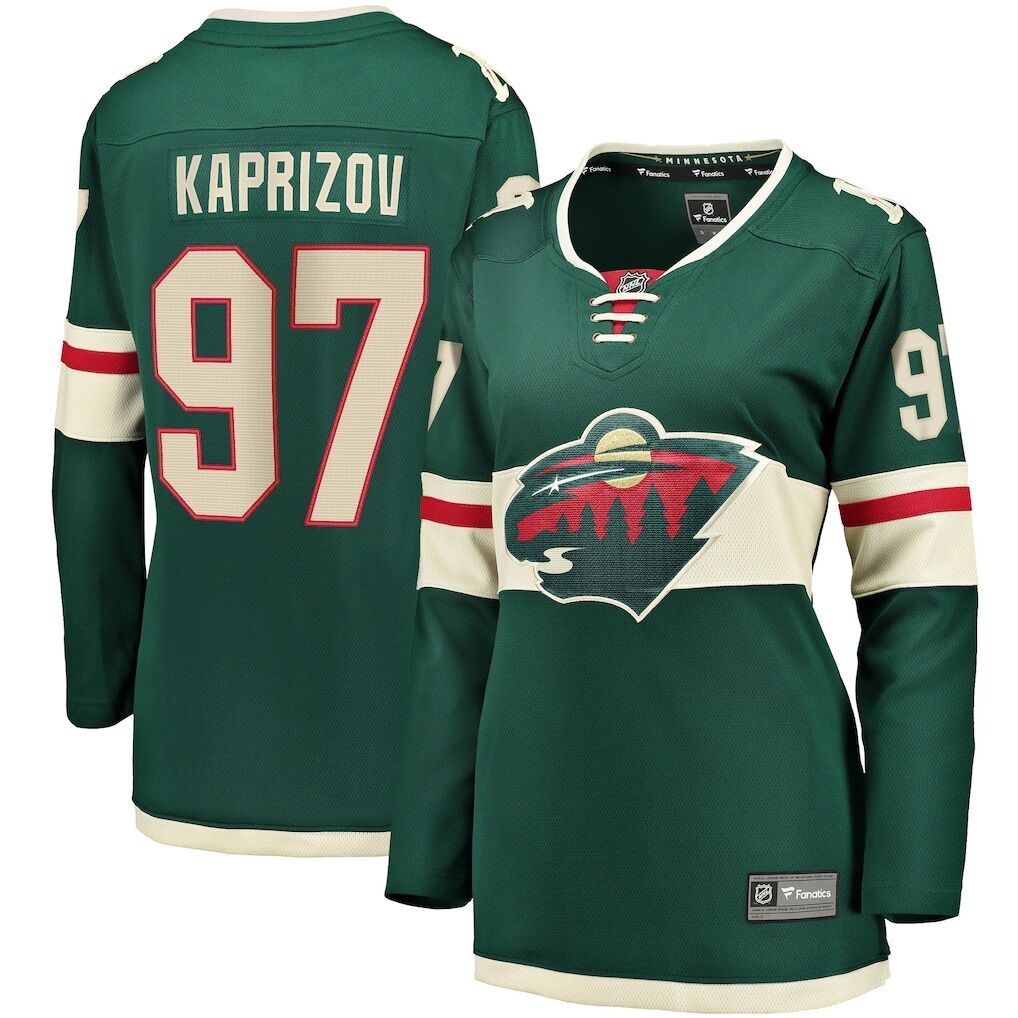 Kirill Kaprizov Minnesota Wild Fashion7 Women's Home Breakaway Replica Jersey
