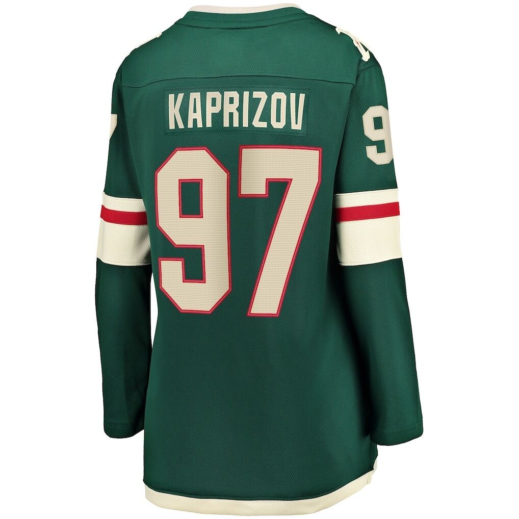 Kirill Kaprizov Minnesota Wild Fashion7 Women's Home Breakaway Replica Jersey