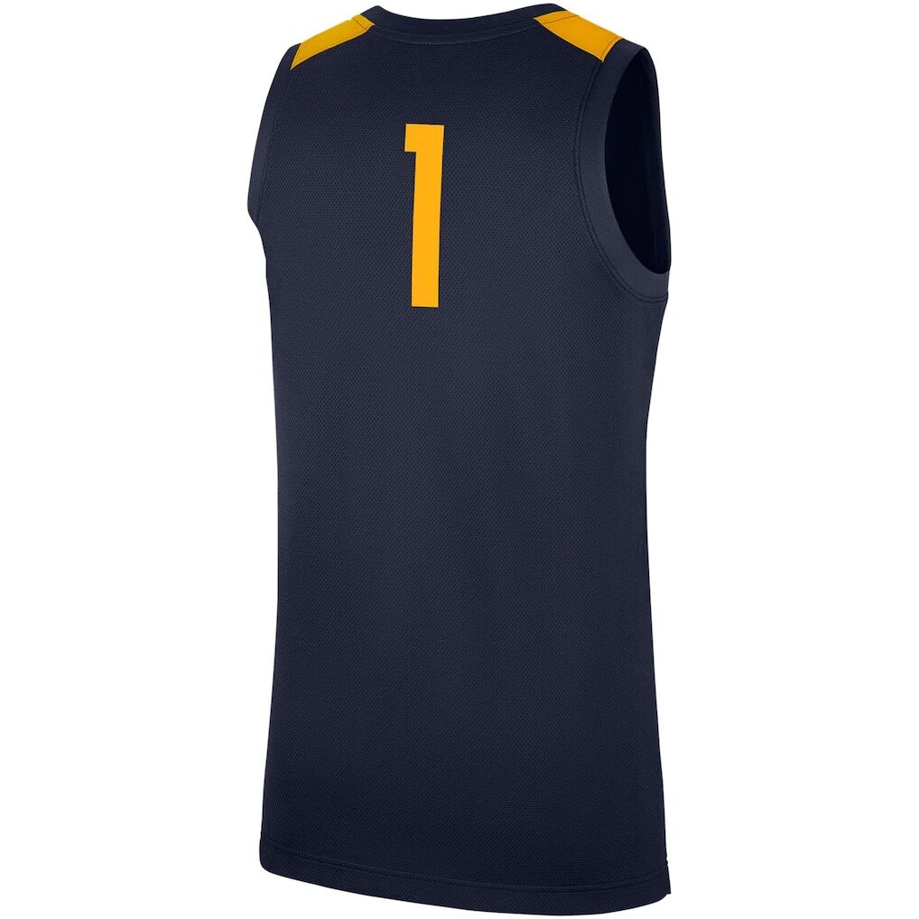 #1 West Virginia Mountaineers Nike Replica Jersey