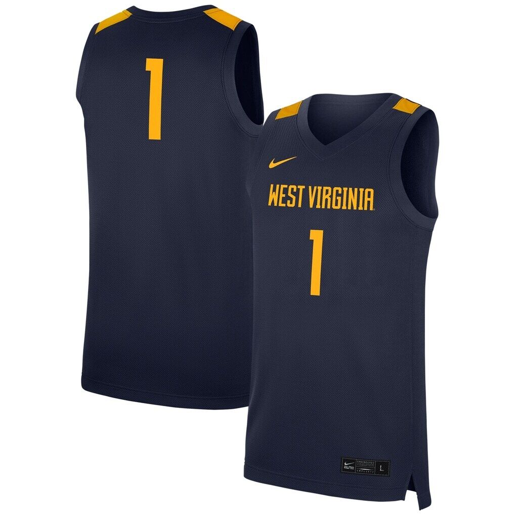 #1 West Virginia Mountaineers Nike Replica Jersey