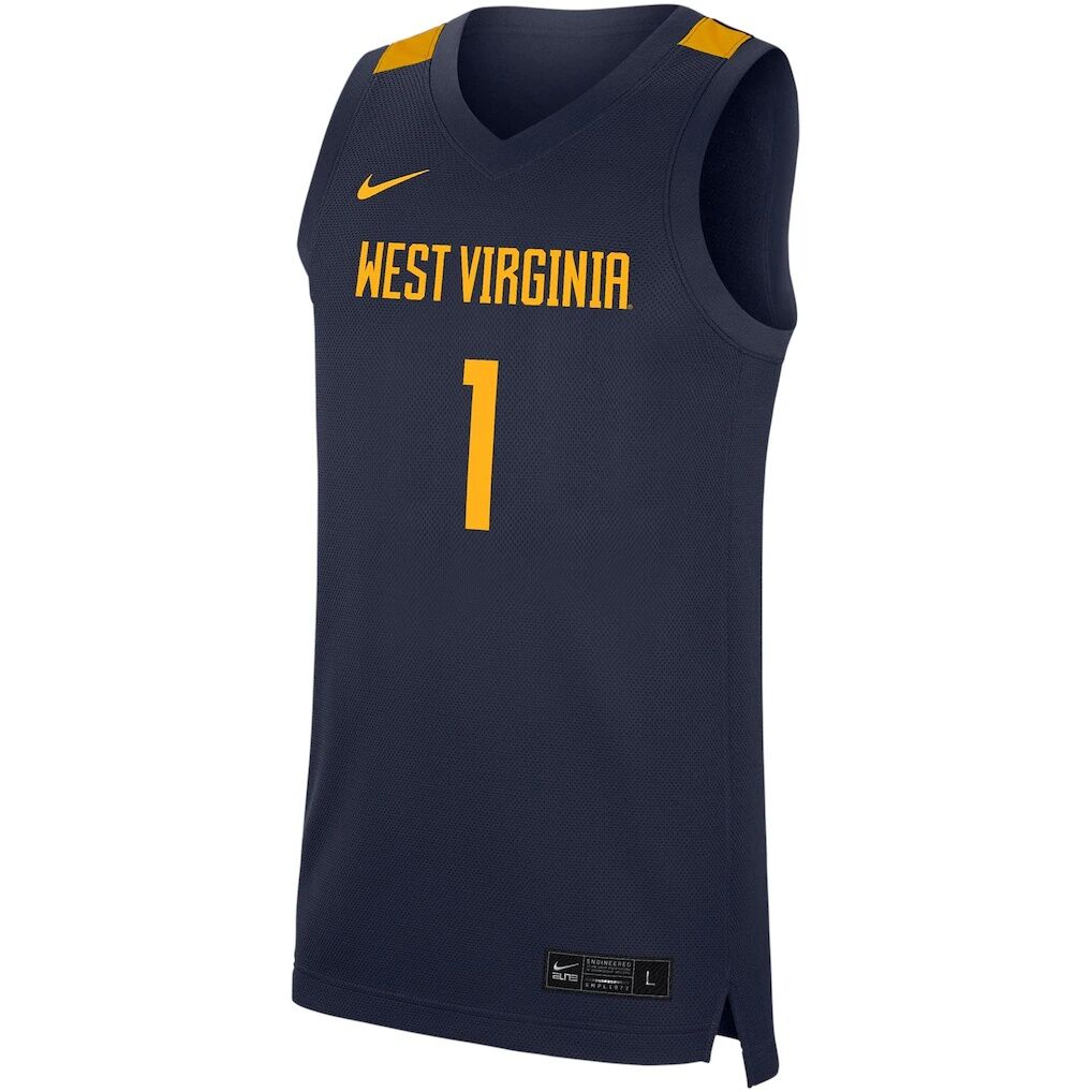 #1 West Virginia Mountaineers Nike Replica Jersey