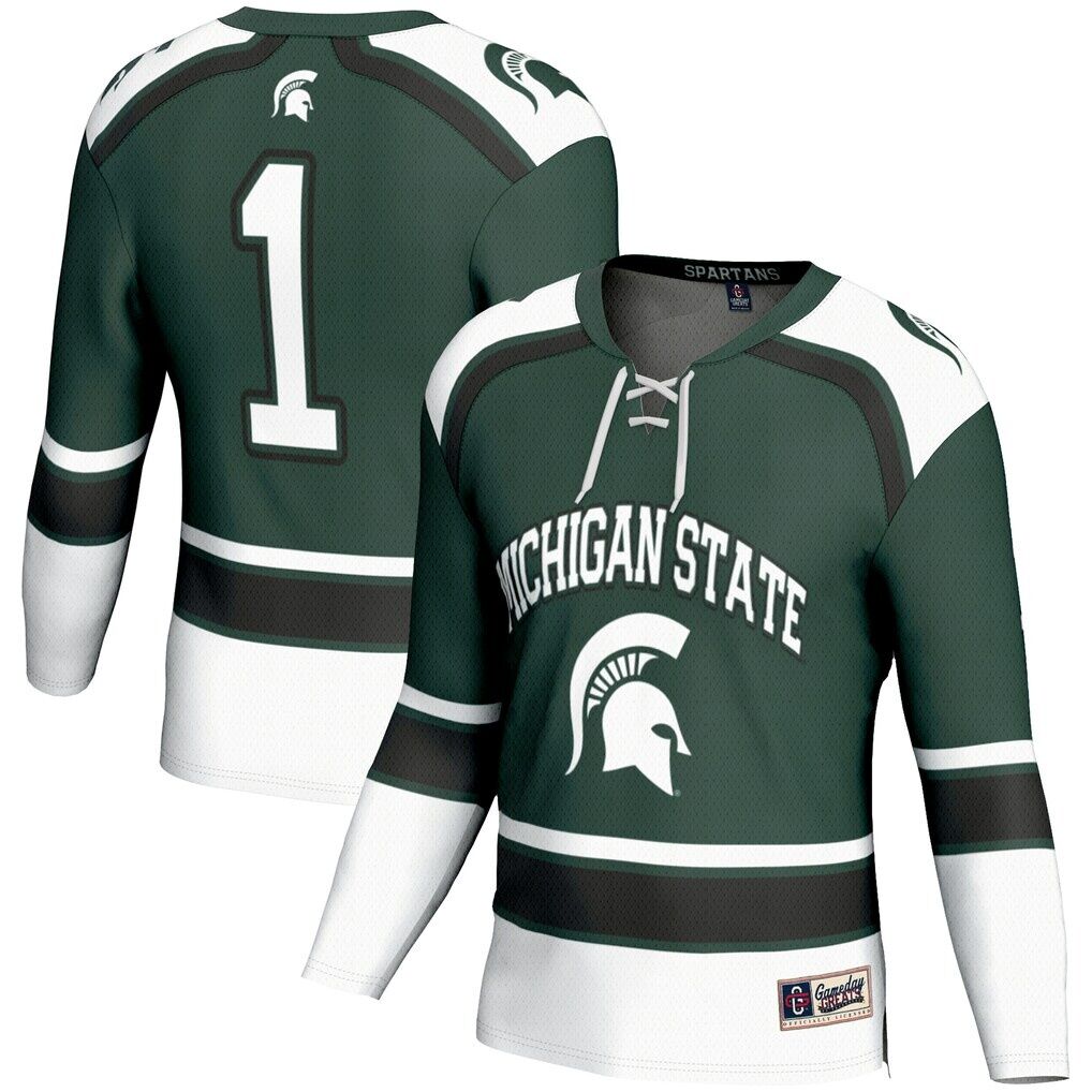#1 Michigan State Spartans GameDay Greats Youth Hockey Jersey