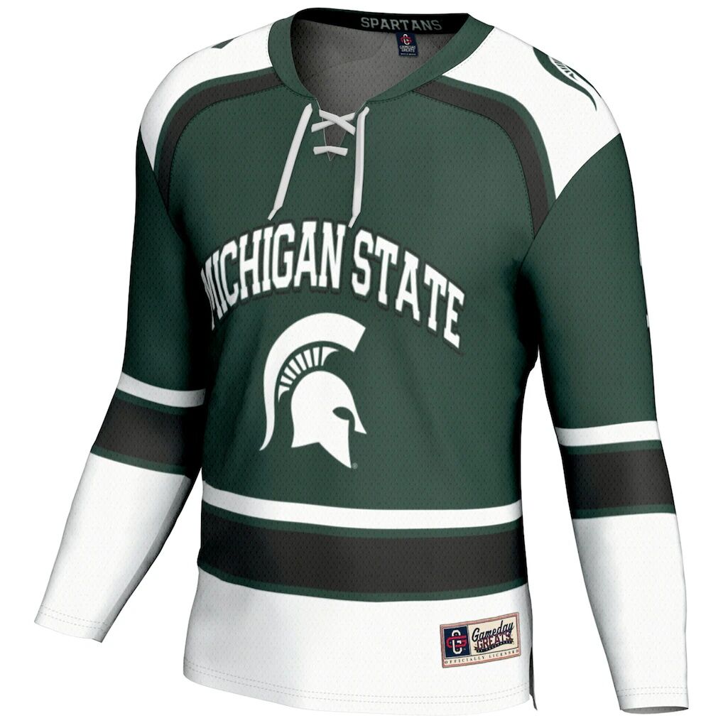 #1 Michigan State Spartans GameDay Greats Youth Hockey Jersey