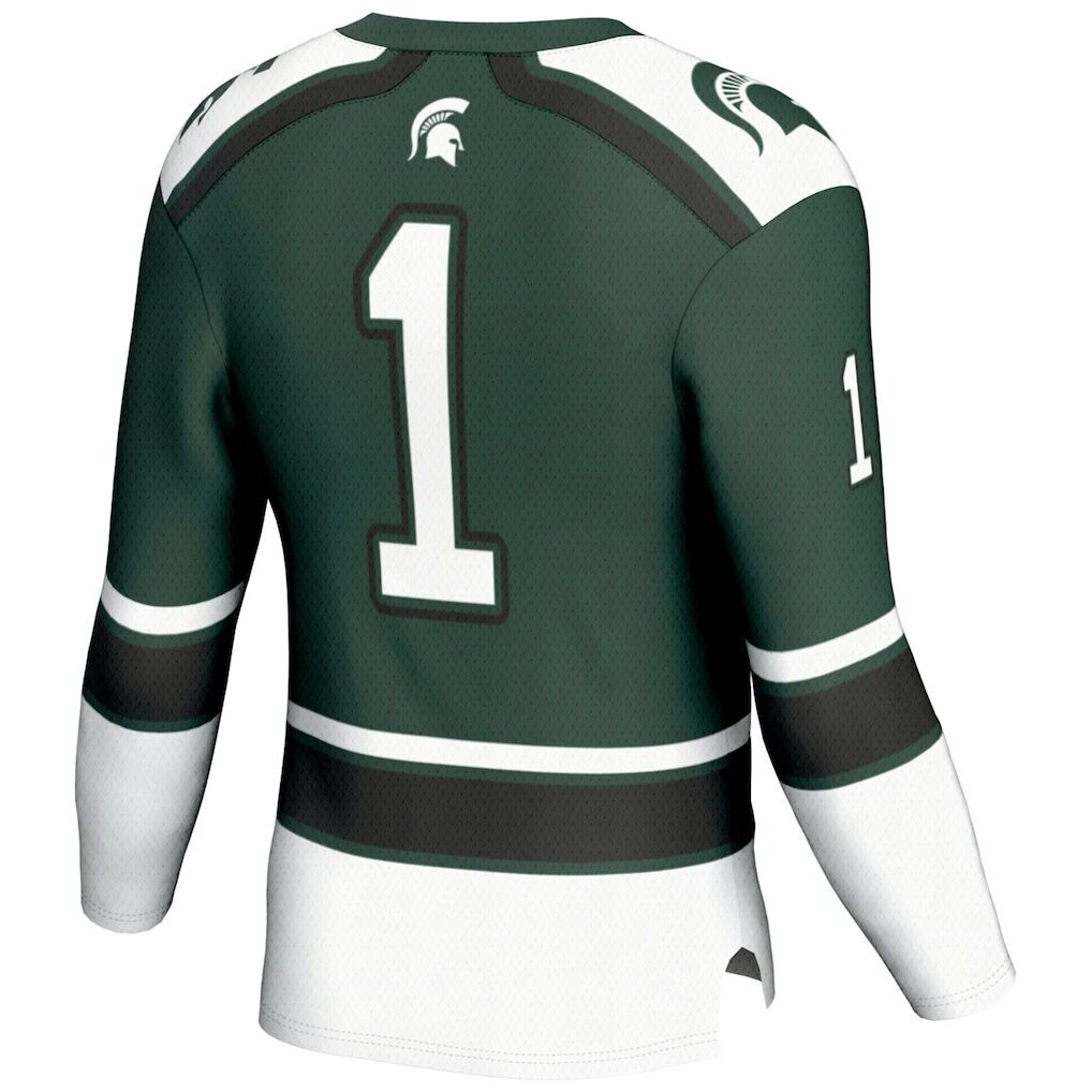 #1 Michigan State Spartans GameDay Greats Hockey Jersey