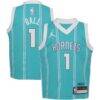 LaMelo Ball Charlotte Hornets Jordan Brand Toddler Swingman Player Jersey - Teal - Front View