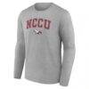 North Carolina Central Eagles Campus Long Sleeve T-Shirt - Gray - Side View