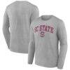 South Carolina State Bulldogs Campus Long Sleeve T-Shirt - Gray - Front View