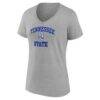 Tennessee State Tigers Women's Campus V-Neck T-Shirt - Gray - Side View