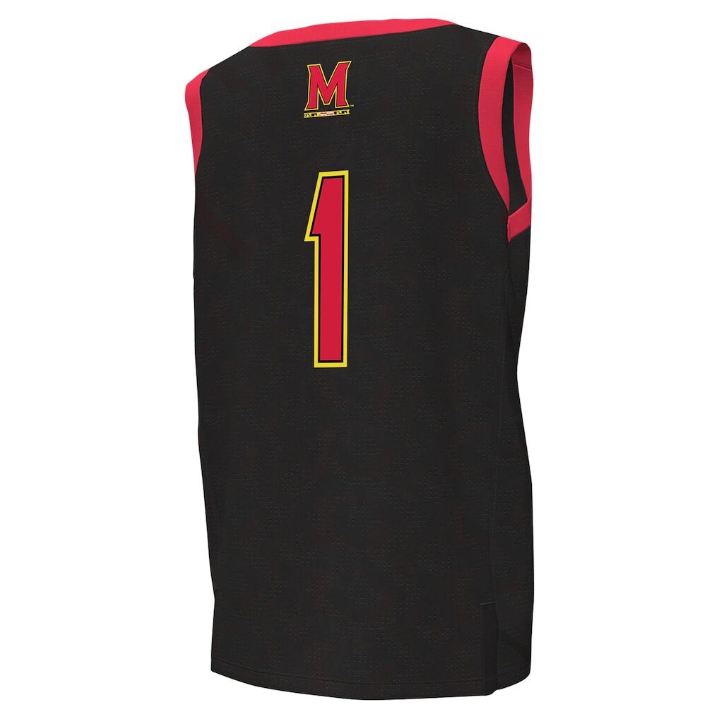 #1Maryland Terrapins Under Armour Youth Replica Basketball Jersey