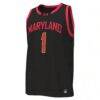 #1 Maryland Terrapins Under Armour Replica Basketball Jersey - - Side View