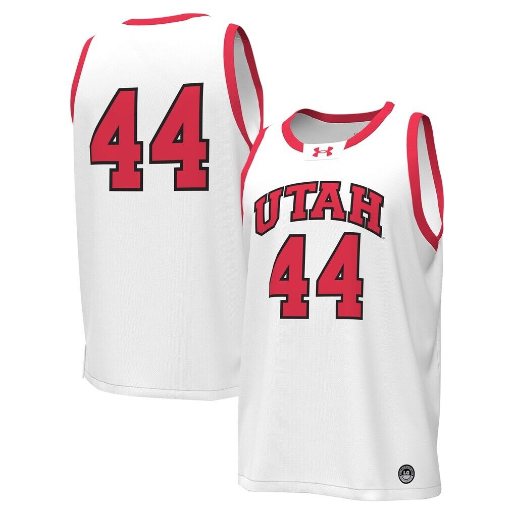 #44 Utah Utes Under Armour Replica Basketball Jersey