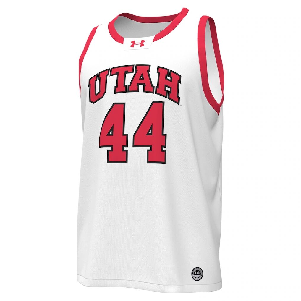 #44 Utah Utes Under Armour Replica Basketball Jersey