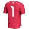 Utah Utes GameDay Greats #1 Lightweight Lacrosse Jersey - Red - Detail View