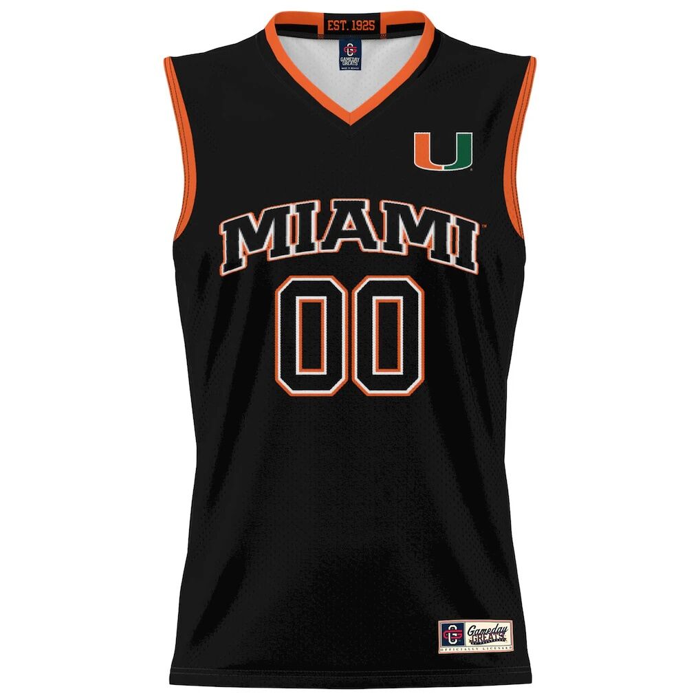 Miami Hurricanes GameDay Greats Youth NIL Pick-A-Player Lightweight Basketball Jersey