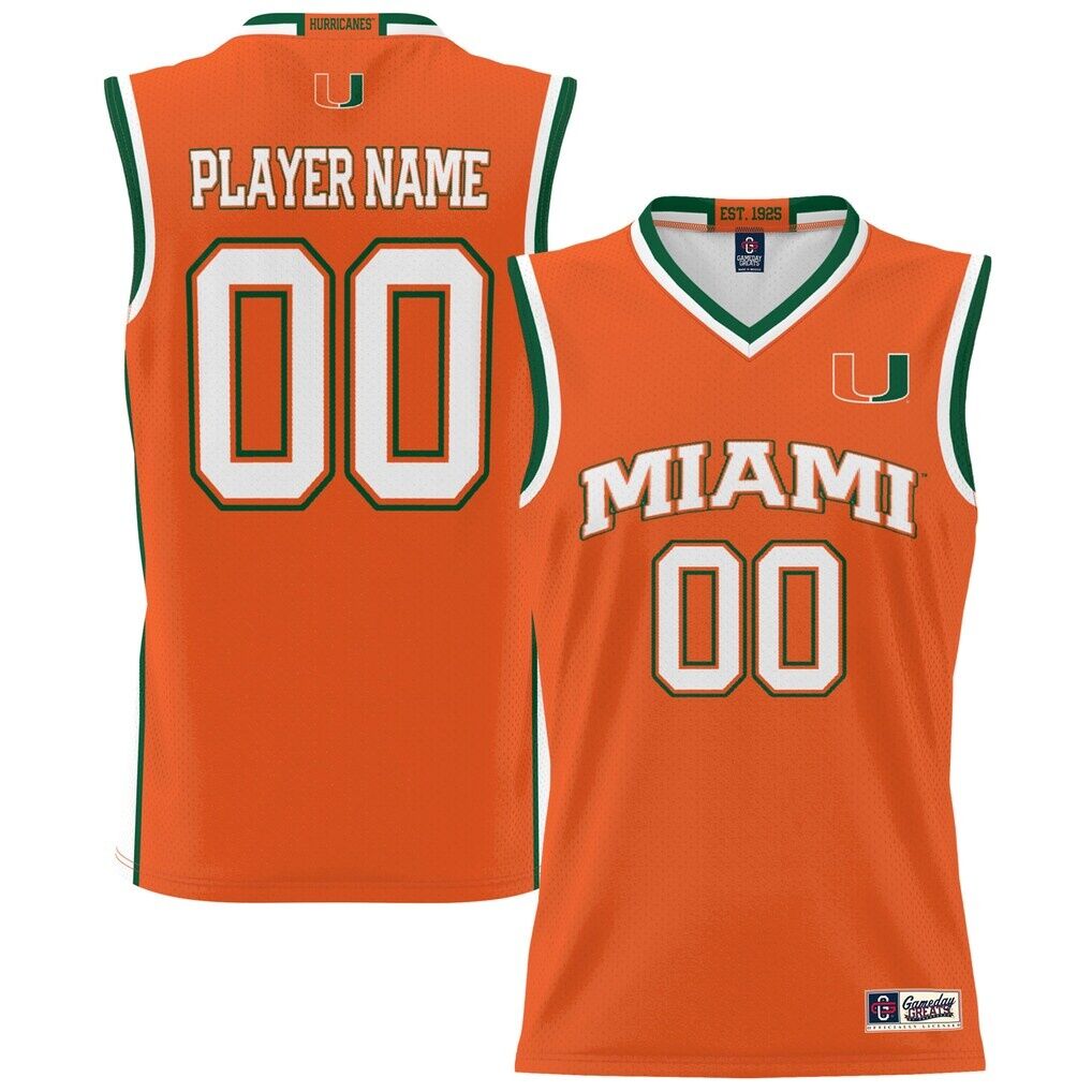 Miami Hurricanes GameDay Greats Youth NIL Pick-A-Player Lightweight Women's Basketball Jersey