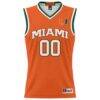 Miami Hurricanes GameDay Greats Youth NIL Pick-A-Player Lightweight Women's Basketball Jersey - Orange - Side View