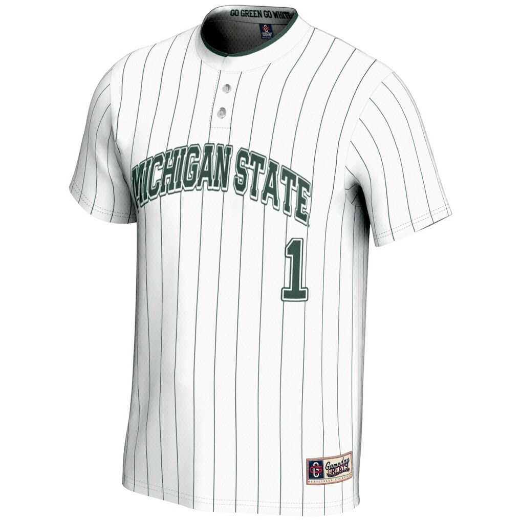 #1 Michigan State Spartans GameDay Greats Youth Lightweight Softball Jersey