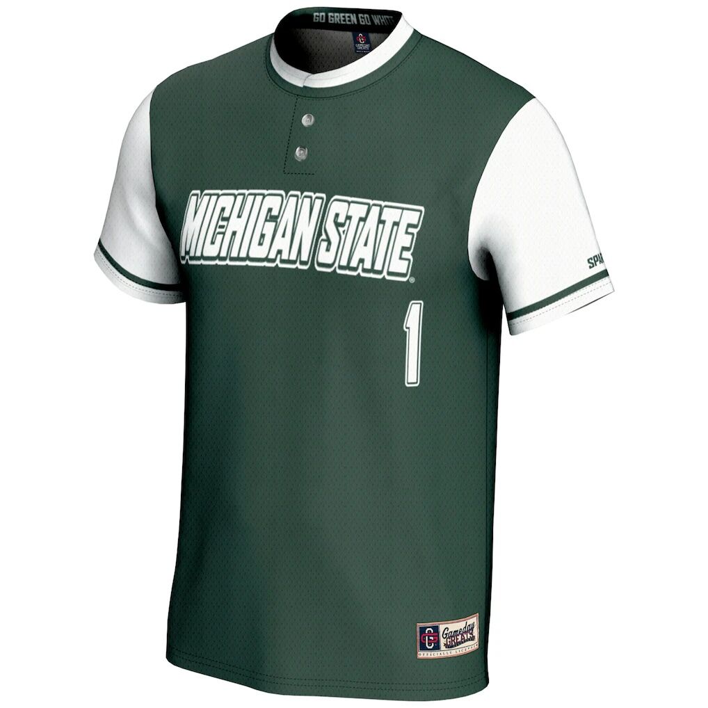 #1 Michigan State Spartans GameDay Greats Lightweight Softball Jersey