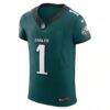 Jalen Hurts Philadelphia Eagles Nike Team Vapor F.U.S.E. Elite Jersey - - Side View