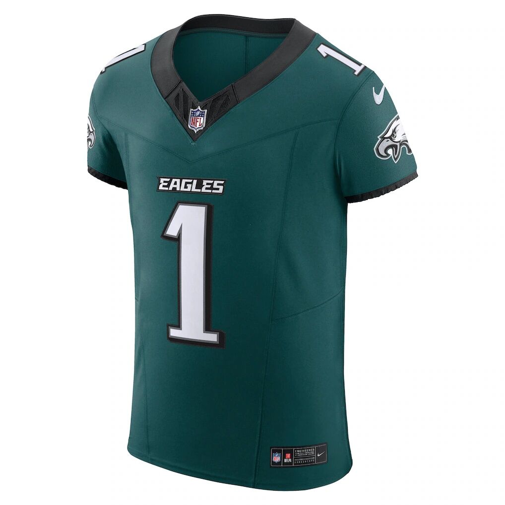 Jalen Hurts Philadelphia Eagles Nike Team Vapor F.U.S.E. Elite Jersey - Midnight Green