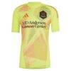 Houston Dynamo FC adidas 2024 Goalkeeper Jersey - Yellow - Side View